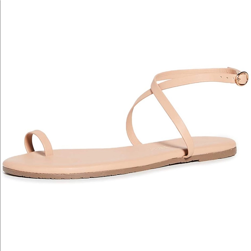Tkees phoebe sandal sz 8 color nude like new